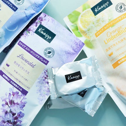 クナイプ スパークリングタブレット オレンジ・リンデンバウム <菩提樹>の香り /クナイプ/炭酸系入浴剤を使ったクチコミ(1枚目)
