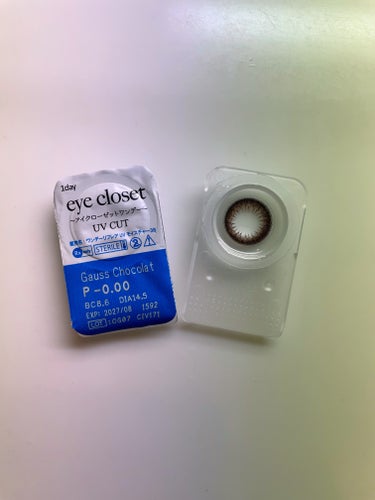 eye closet 1DAY（アイクローゼット ワンデー） GAUSS CHOCOLAT/EYE CLOSET/ワンデー（１DAY）カラコンを使ったクチコミ（1枚目）