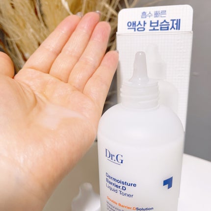 ザモイスチャーバリアDリキッドトナー/Dr.G/化粧水を使ったクチコミ(3枚目)