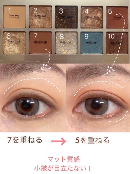 ニューデップスアイシャドウパレット/hince/アイシャドウパレットを使ったクチコミ(5枚目)