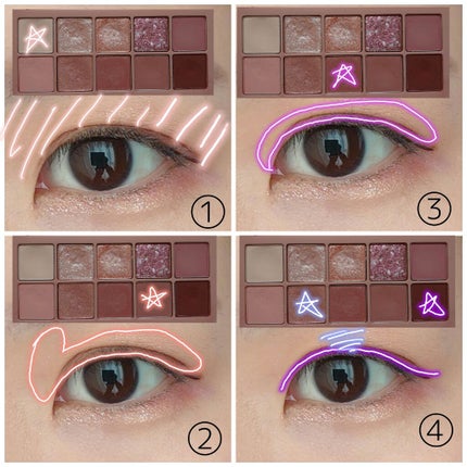 プロ アイ パレット/CLIO/アイシャドウパレットを使ったクチコミ(4枚目)