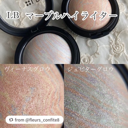 マーブルハイライター/LB/パウダーチークを使ったクチコミ(2枚目)