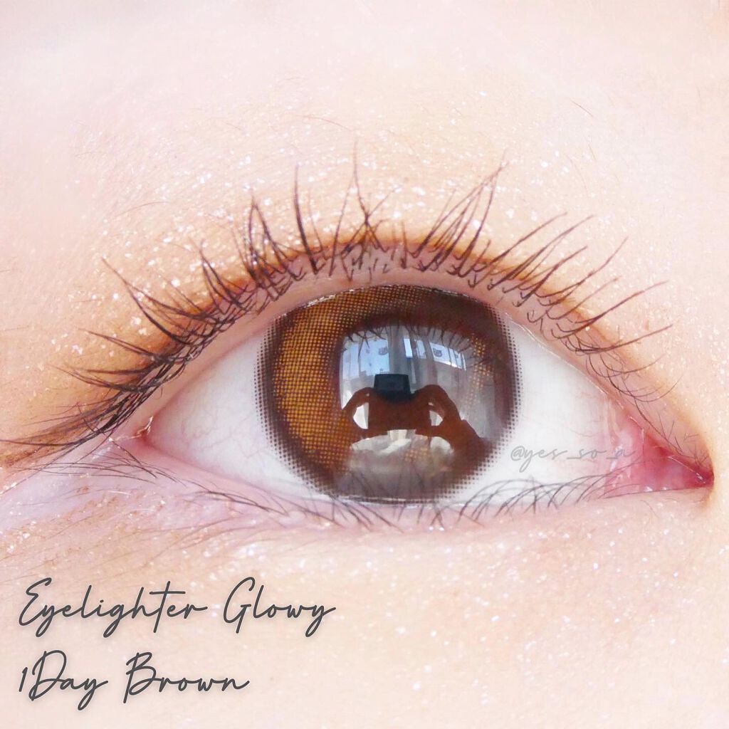 Glowy 1day/OLENS/ワンデー(1DAY)カラコンを使ったクチコミ(1枚目)