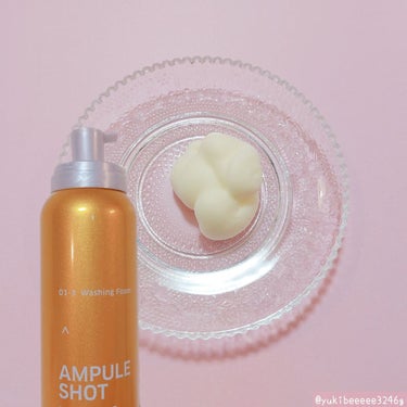 AMPULE SHOT バブルエステ 炭酸洗顔フォームのクチコミ「⁡
⁡
✁┈┈┈┈┈┈┈┈┈┈┈┈┈┈┈┈┈┈┈┈┈┈⁡⁡
⁡
アンプルショット⁡
バブルエス.....」（3枚目）