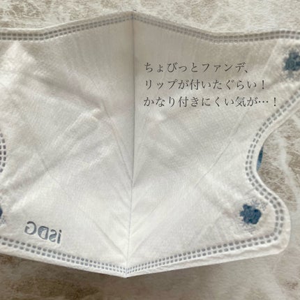 立体型スパンレース不織布カラーマスク/ISDG 医食同源ドットコム/マスクを使ったクチコミ(3枚目)