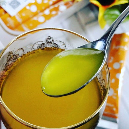 hgmi(はぐみぃ)朝摘みオレンジ味/さくらの森/美容ドリンクを使ったクチコミ(5枚目)