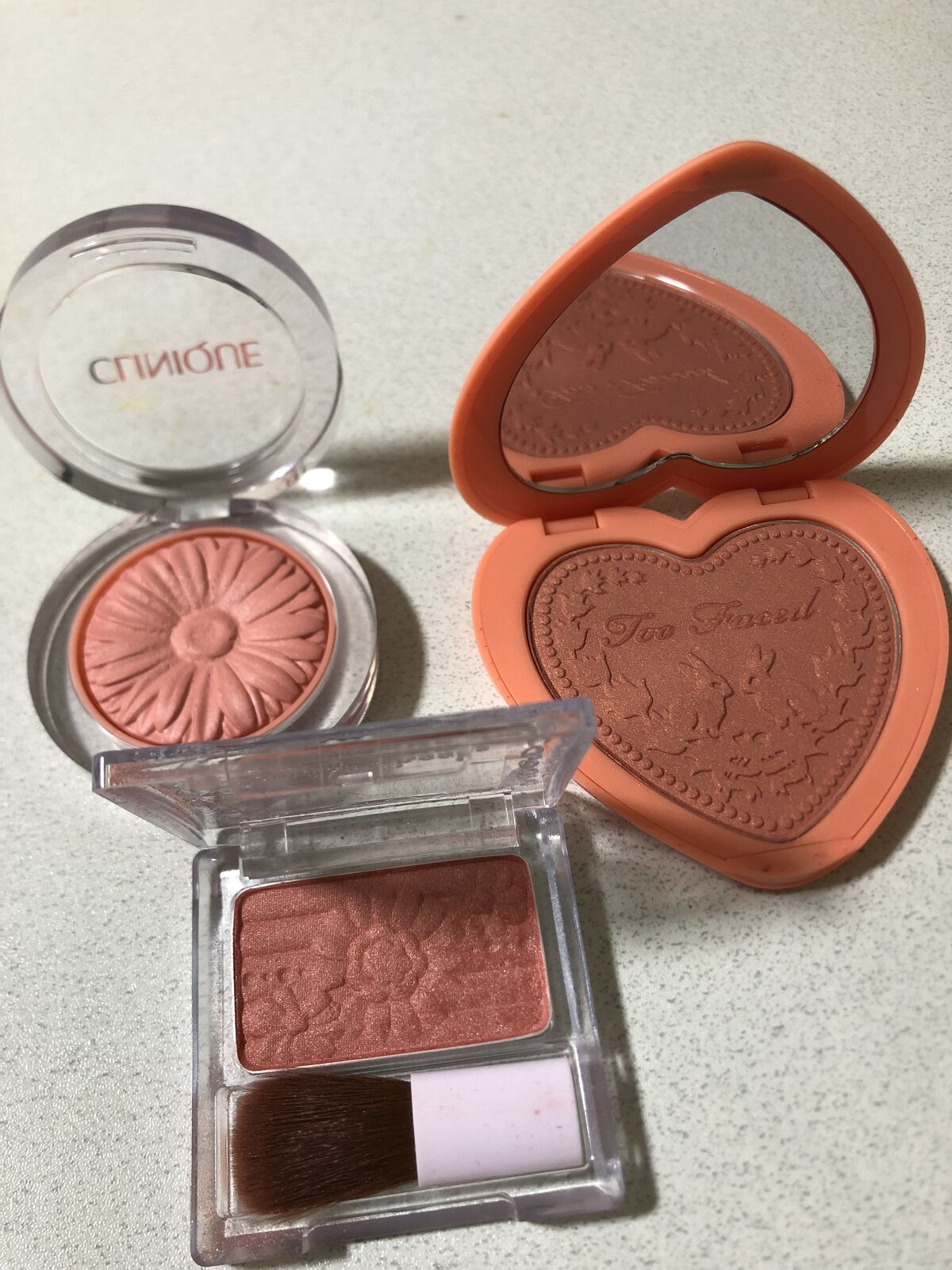 ラブ フラッシュ ロングラスティング 16H ブラッシュ/Too Faced/パウダーチークを使ったクチコミ（1枚目）