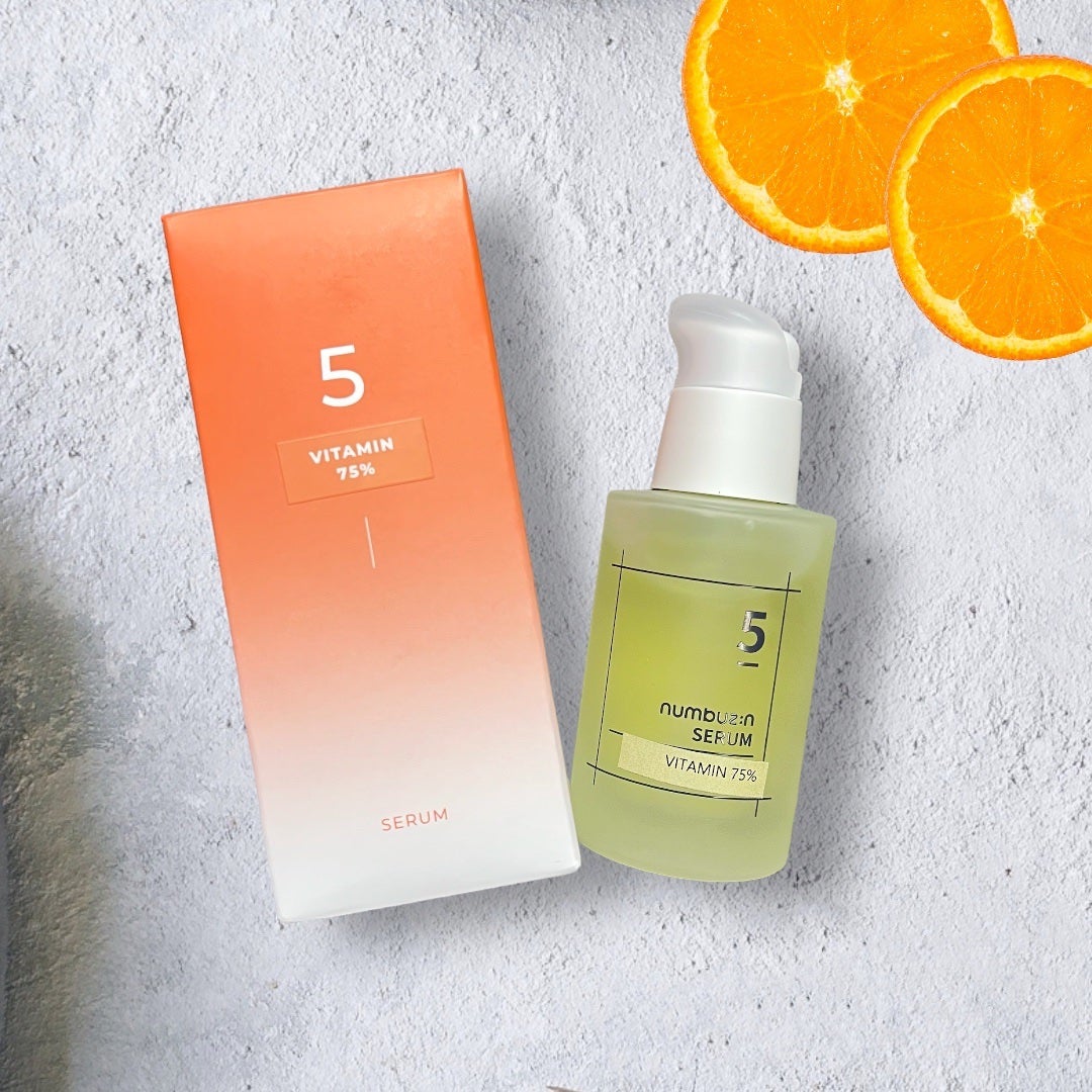 5番 朝晩ビタミン75%セラム/numbuzin/美容液を使ったクチコミ(1枚目)