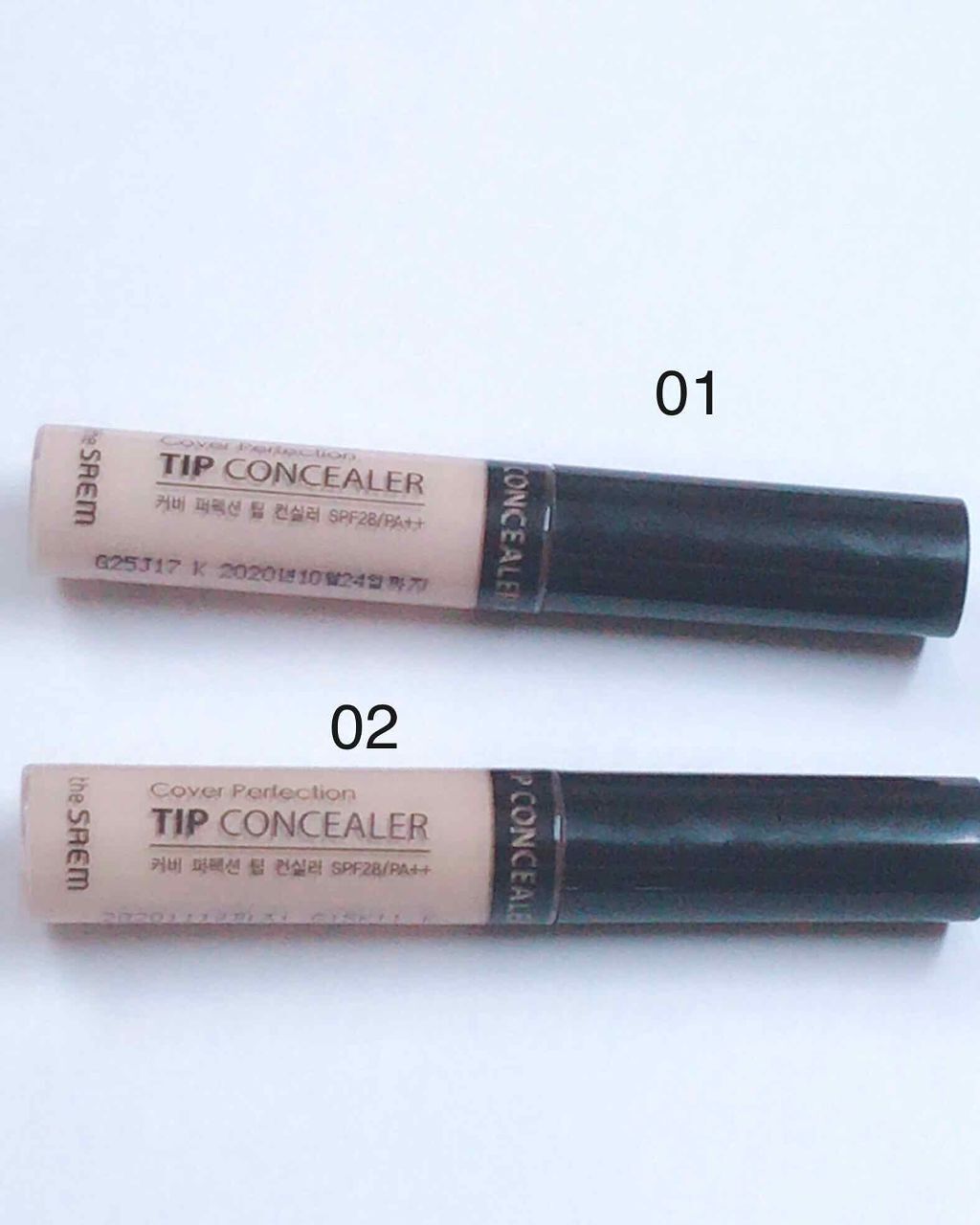 カバーパーフェクション チップコンシーラー/the SAEM/リキッドコンシーラーを使ったクチコミ(1枚目)