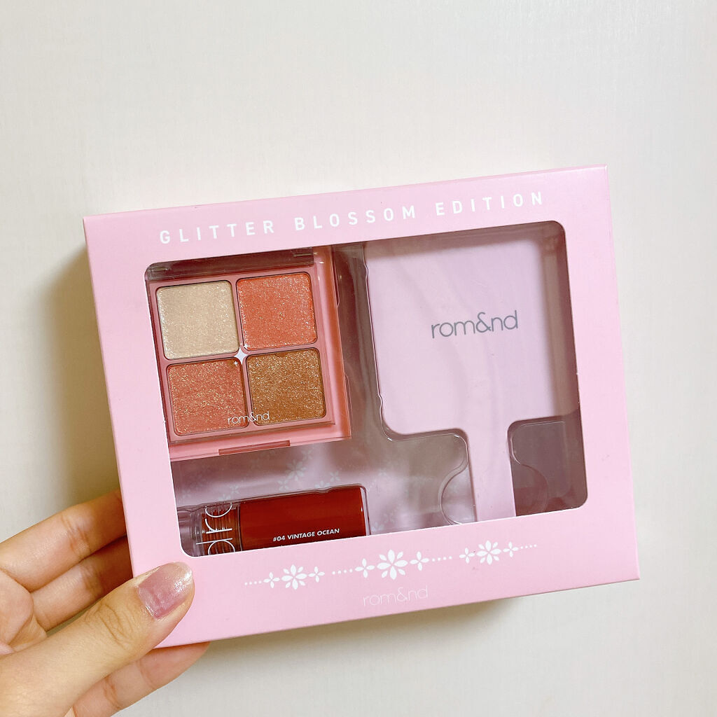 グリッターブロッサムエディション/rom&nd/メイクアップキットを使ったクチコミ（1枚目）