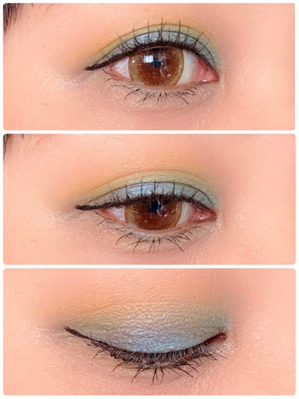 UR GLAM BLOOMING EYE COLOR PALETTE/U R GLAM/アイシャドウパレットを使ったクチコミ(4枚目)