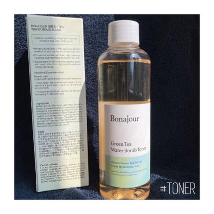 グリーンティーウォーターボム/Bonajour/フェイスクリームを使ったクチコミ(2枚目)