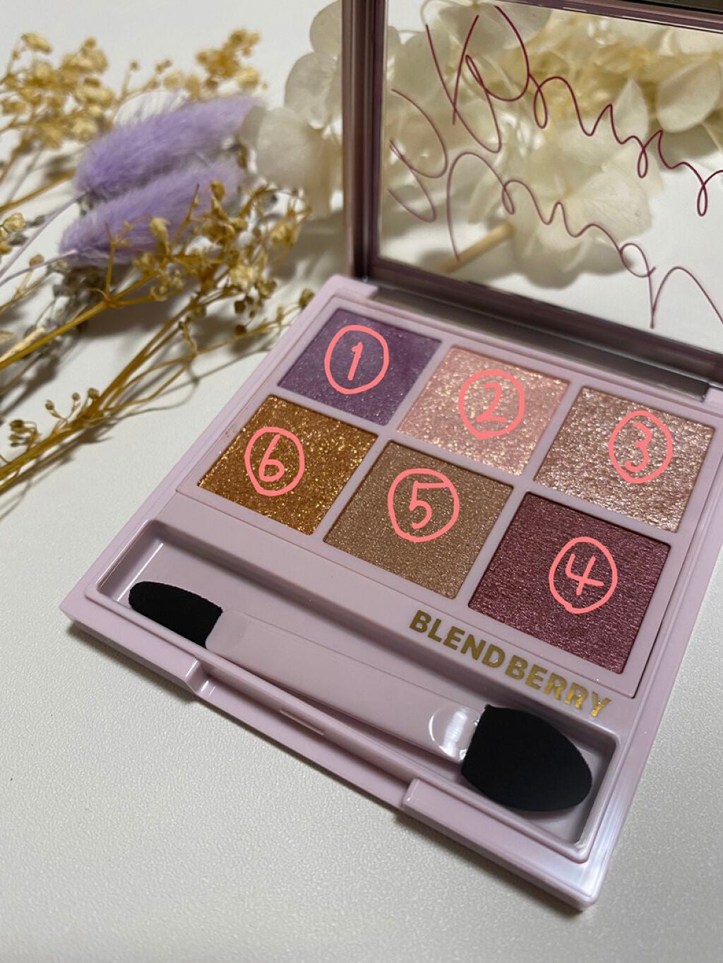 オーラクリエイション/BLEND BERRY/アイシャドウパレットを使ったクチコミ(3枚目)