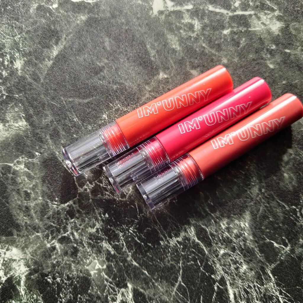 リッププレジャーグレーズティント/IM UNNY/リップティントを使ったクチコミ（2枚目）