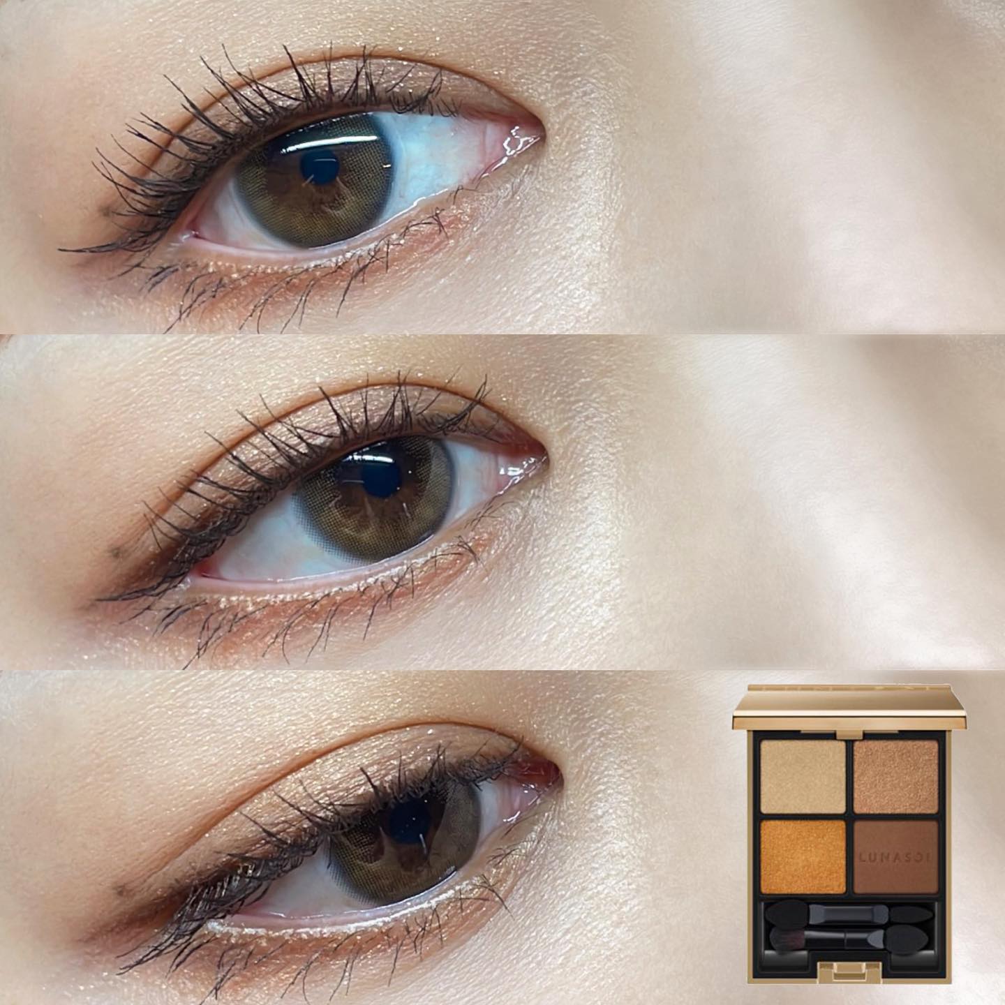 アイカラーレーション/LUNASOL/アイシャドウパレットを使ったクチコミ（1枚目）
