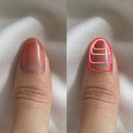 ネイルファンデーション/パラドゥ/マニキュアを使ったクチコミ(2枚目)