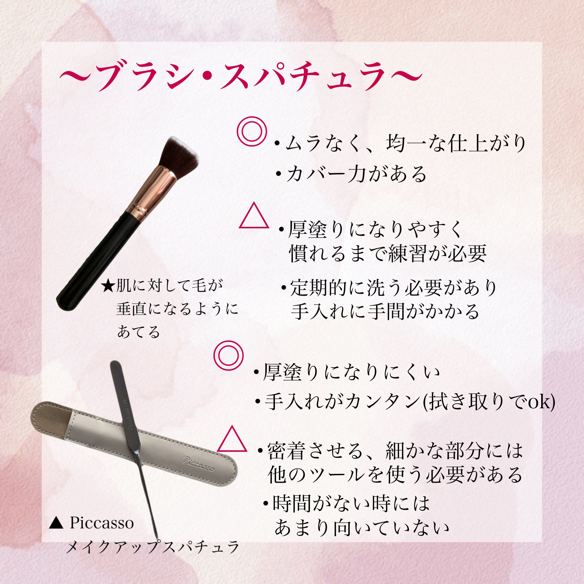 ピカソ メイクアップ スパチュラ /PICCASSO/その他化粧小物を使ったクチコミ（3枚目）