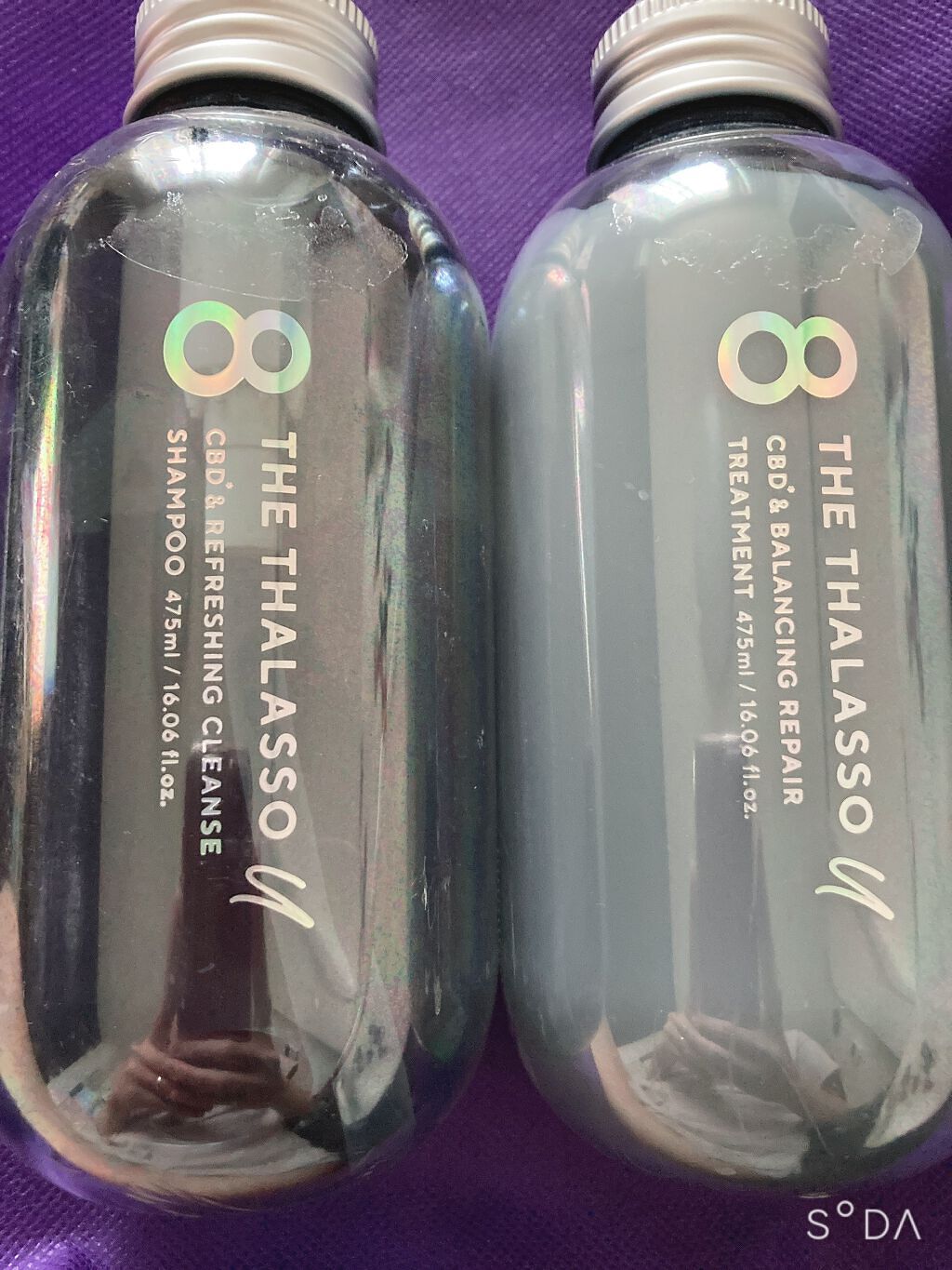 エイトザタラソ ユー CBD&リフレッシング クレンズ 美容液シャンプー/CBD&バランシング ダメージリペア 美容液ヘアトリートメント/エイトザタラソ/市販シャンプーを使ったクチコミ(1枚目)