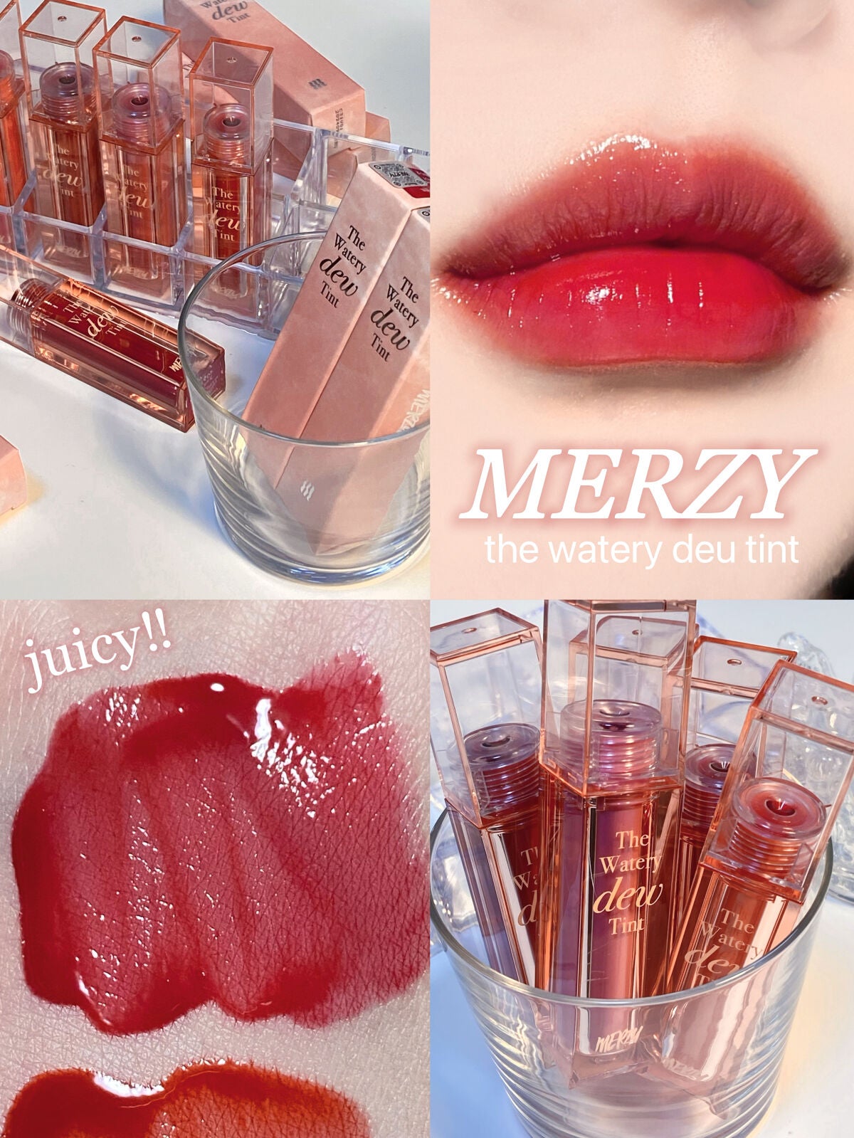 ザ ウォータリーデューティント/MERZY/リップティントを使ったクチコミ(1枚目)