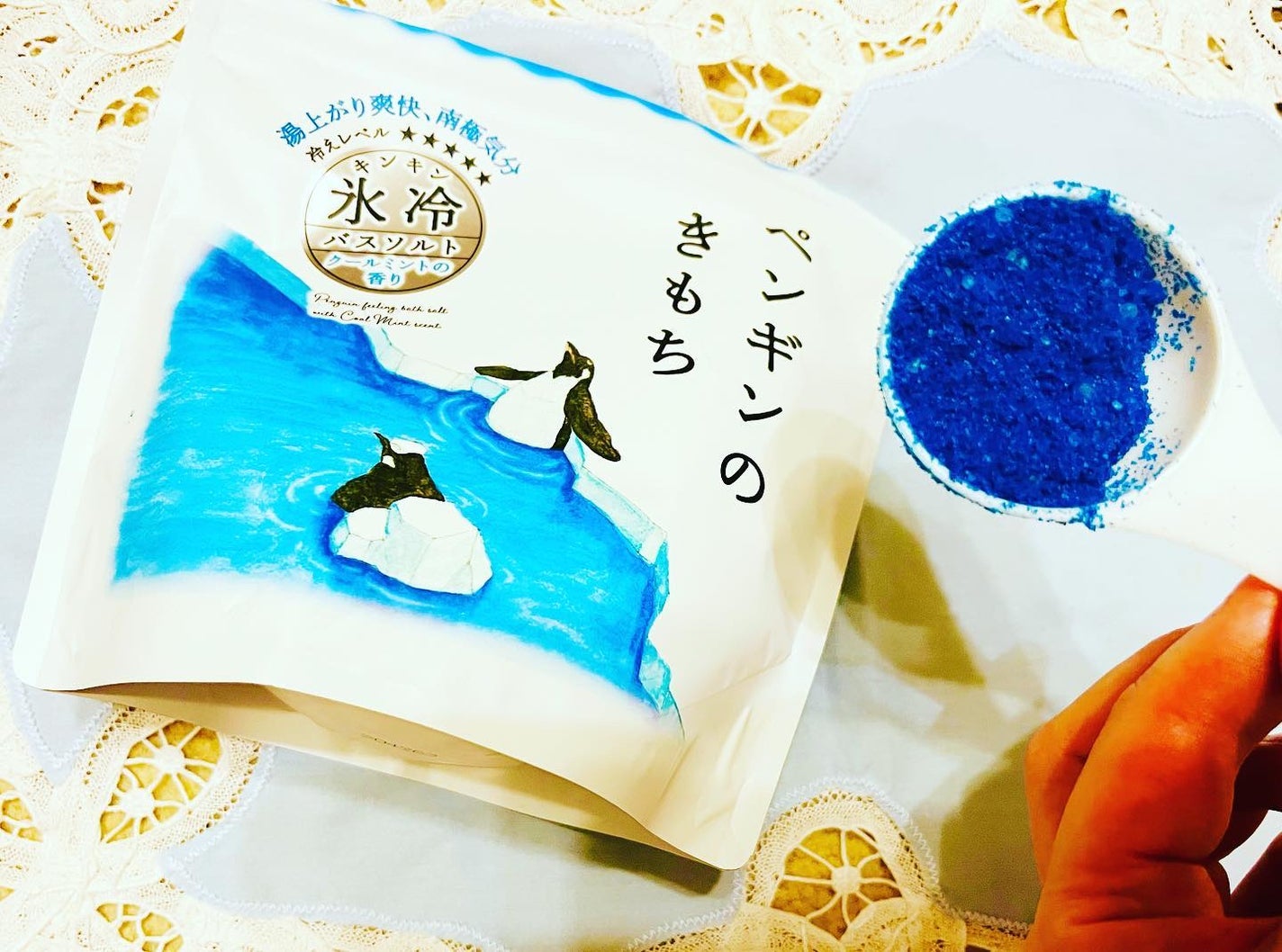 ペンギンのきもち キンキン氷冷バスソルト /グローバル プロダクト プランニング/入浴剤を使ったクチコミ(2枚目)