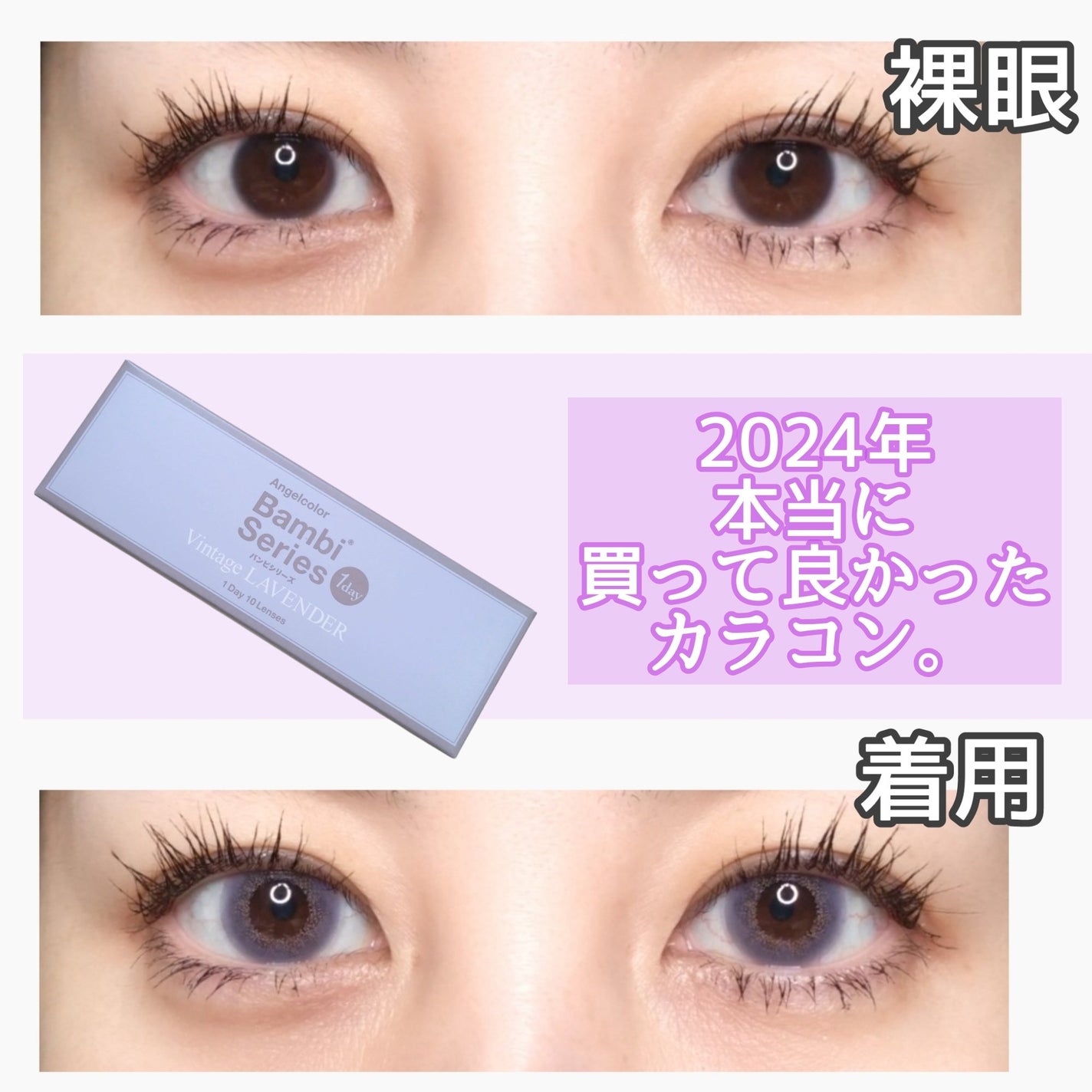 Angelcolor Bambi Series Vintage 1day/AngelColor/ワンデー(1DAY)カラコンを使ったクチコミ(1枚目)