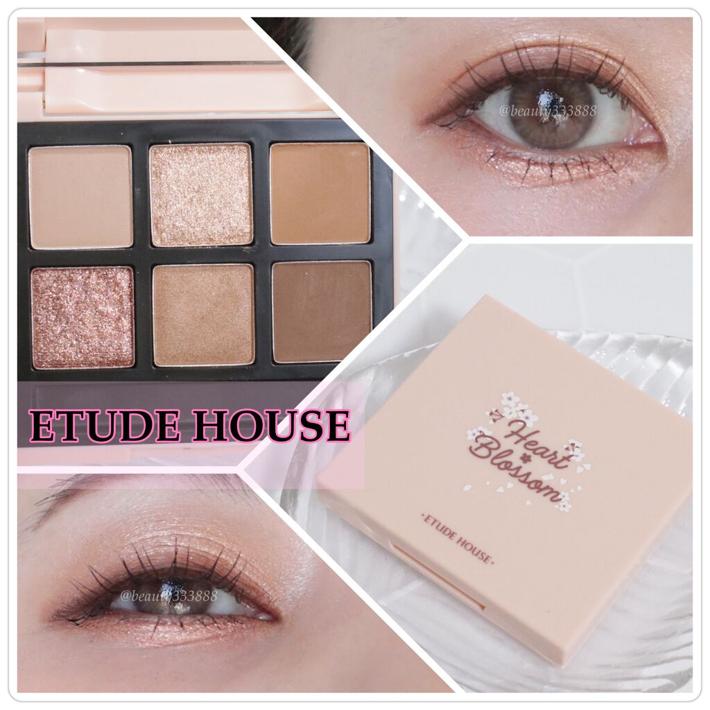 ハート プレイカラーアイズ/ETUDE/アイシャドウパレットを使ったクチコミ(1枚目)