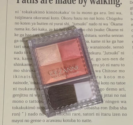 ミックスカラーチーク/CEZANNE/パウダーチークを使ったクチコミ(2枚目)