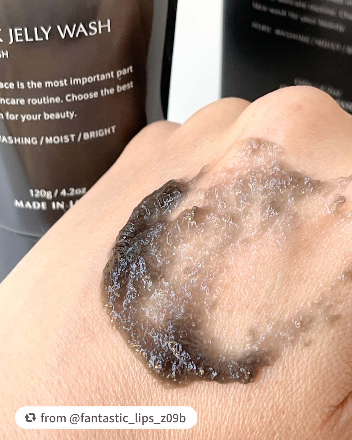 BLACK JELLY WASH(ブラックジェリーウォッシュ)/PLUEST/その他洗顔料を使ったクチコミ(3枚目)