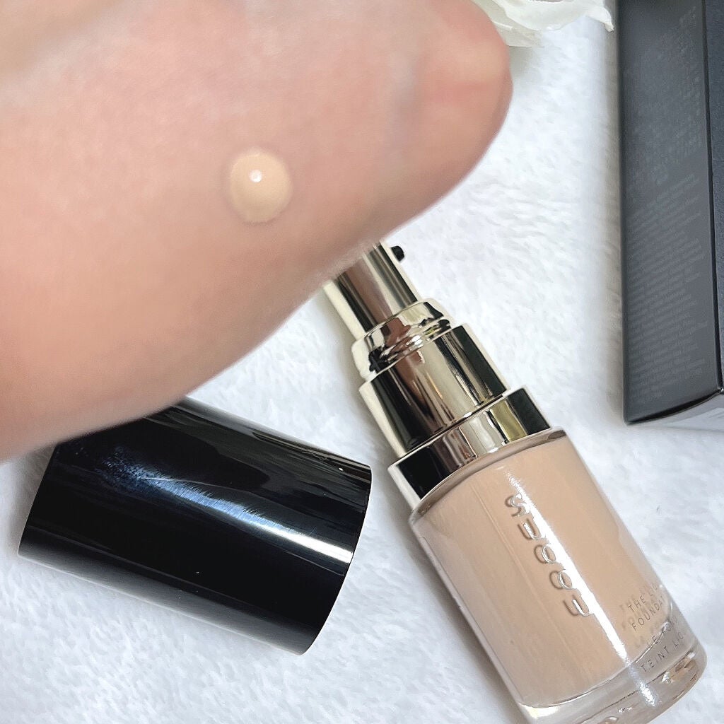 みいにゃん on LIPS 「2月10日発売のSUQQUのリキッドファンデ🤍@コスメさんのプ..」(2枚目)