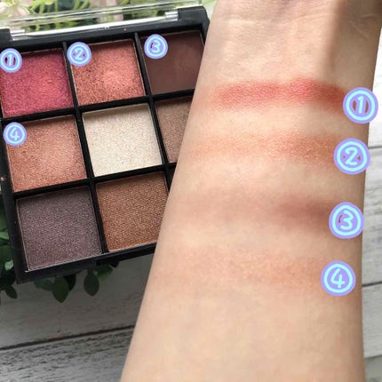 UR GLAM BLOOMING EYE COLOR PALETTE/U R GLAM/アイシャドウパレットを使ったクチコミ(2枚目)