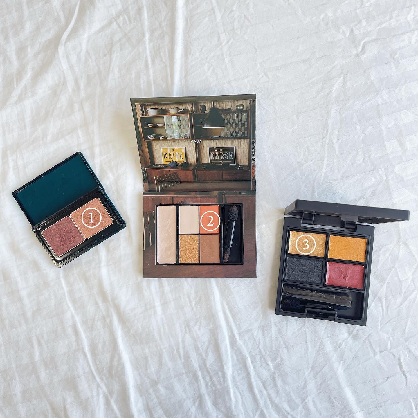 ヴォランタリーベイシス アイパレット/Celvoke/アイシャドウパレットを使ったクチコミ（2枚目）