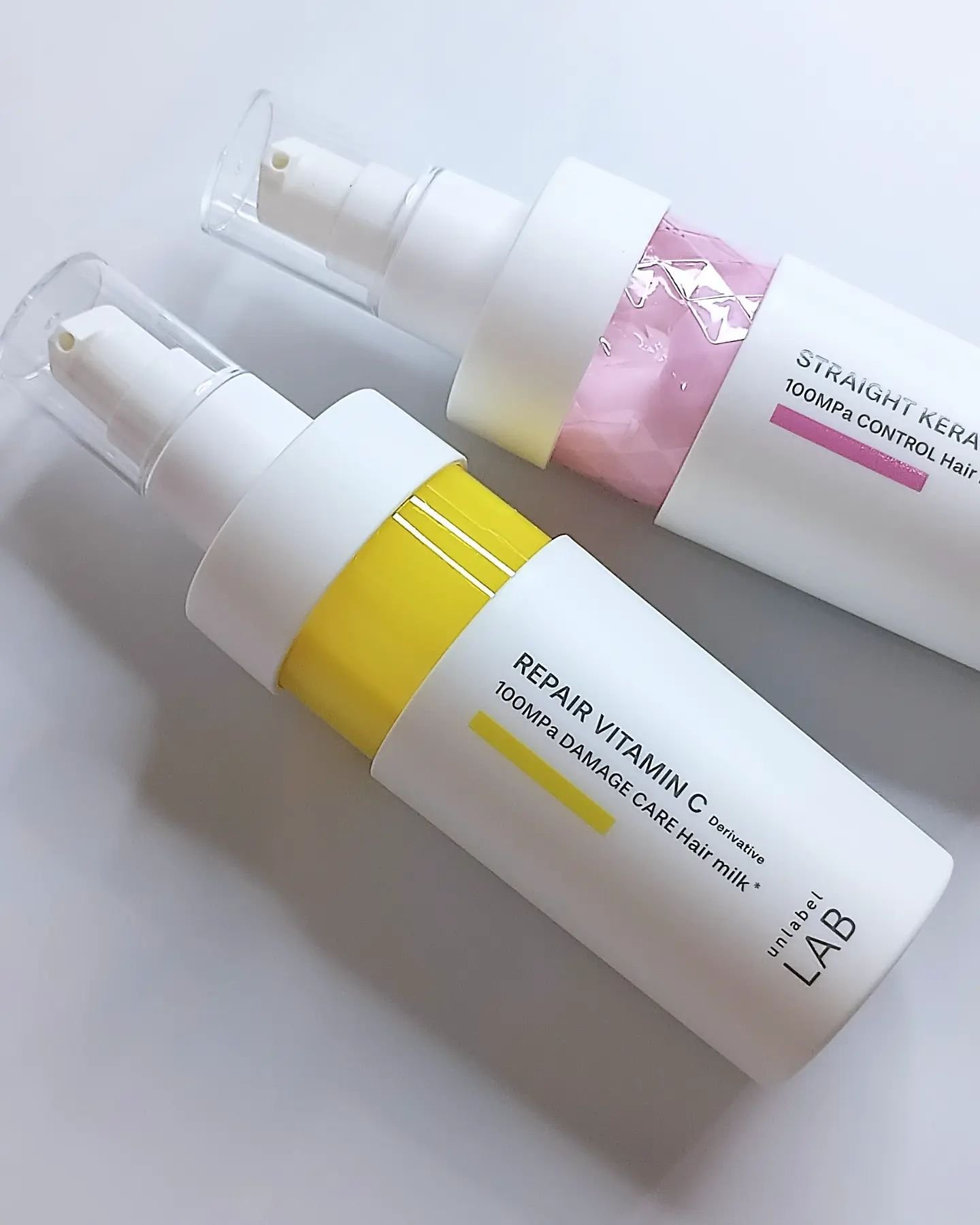 unlabel 超高圧*¹浸透型リペアビタミンC誘導体*⁴配合　集中美容液ヘアミルクのクチコミ「＼ ヘアミルクが8月仲間入り ／
———————————————————
　𝐮𝐧𝐥𝐚𝐛𝐞𝐥 𝐋.....」（3枚目）
