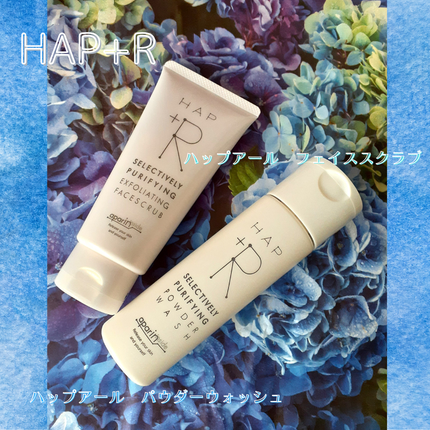 フェイススクラブ /HAP+R/スクラブ・ゴマージュを使ったクチコミ(1枚目)