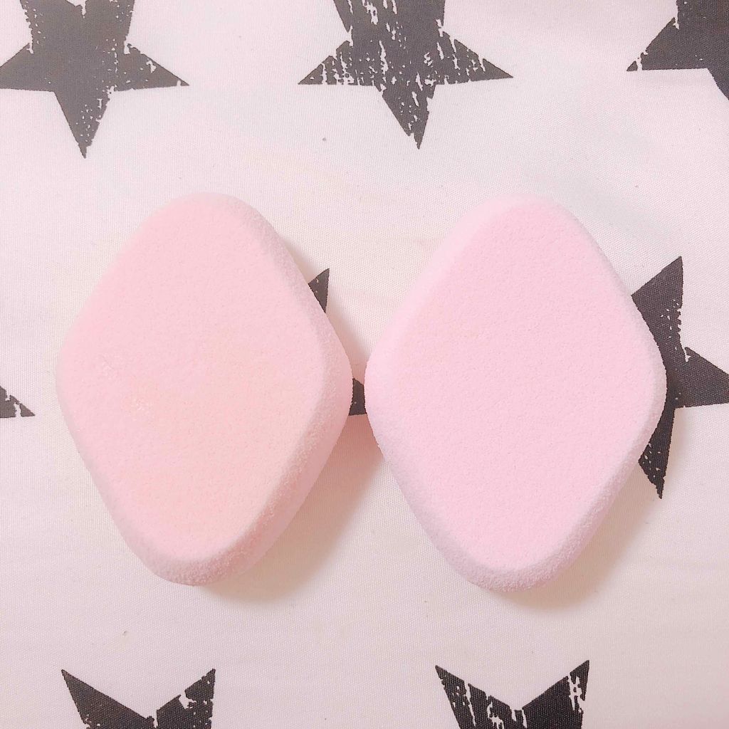 シフォンタッチスポンジ ダイヤ型/ロージーローザ/パフ・スポンジを使ったクチコミ(2枚目)