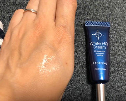WhiteHQCream(ホワイトエイチキュークリーム)/LANTELNO/フェイスクリームを使ったクチコミ(3枚目)