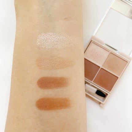 シルキースフレアイズ(マットタイプ)/キャンメイク/アイシャドウパレットを使ったクチコミ(4枚目)