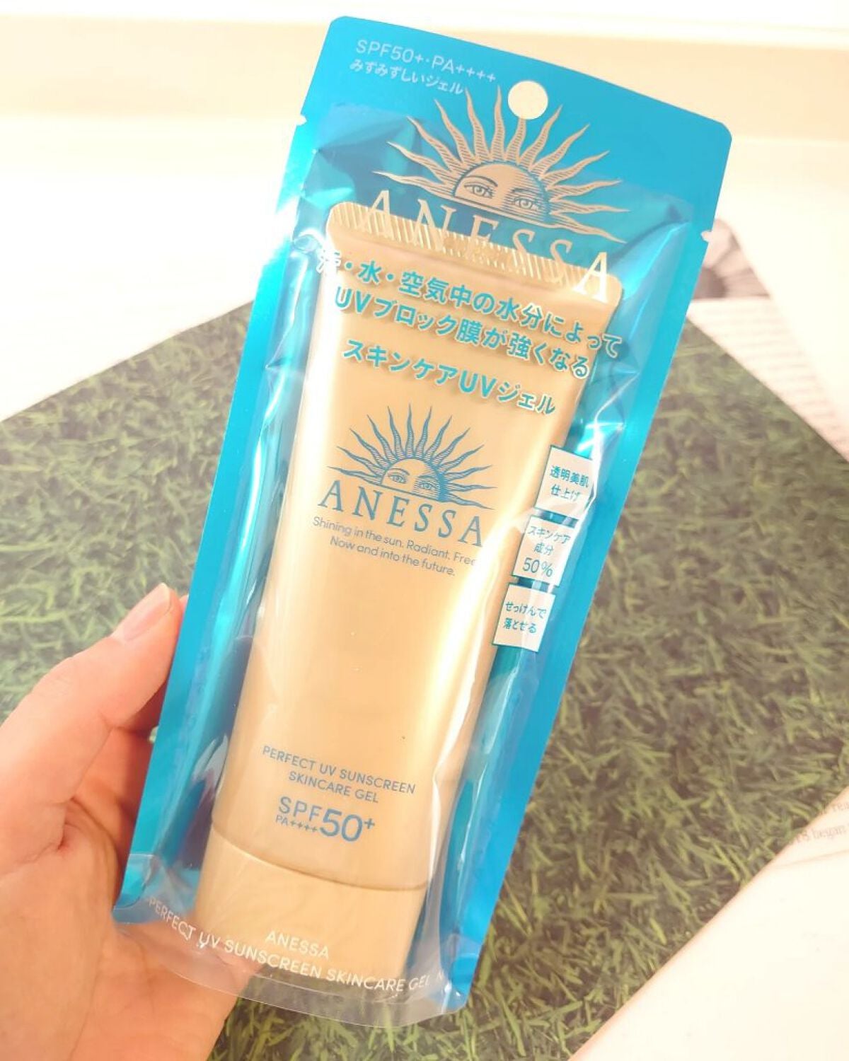 パーフェクトUV スキンケアジェル N/アネッサ/日焼け止め・UVケアを使ったクチコミ(2枚目)