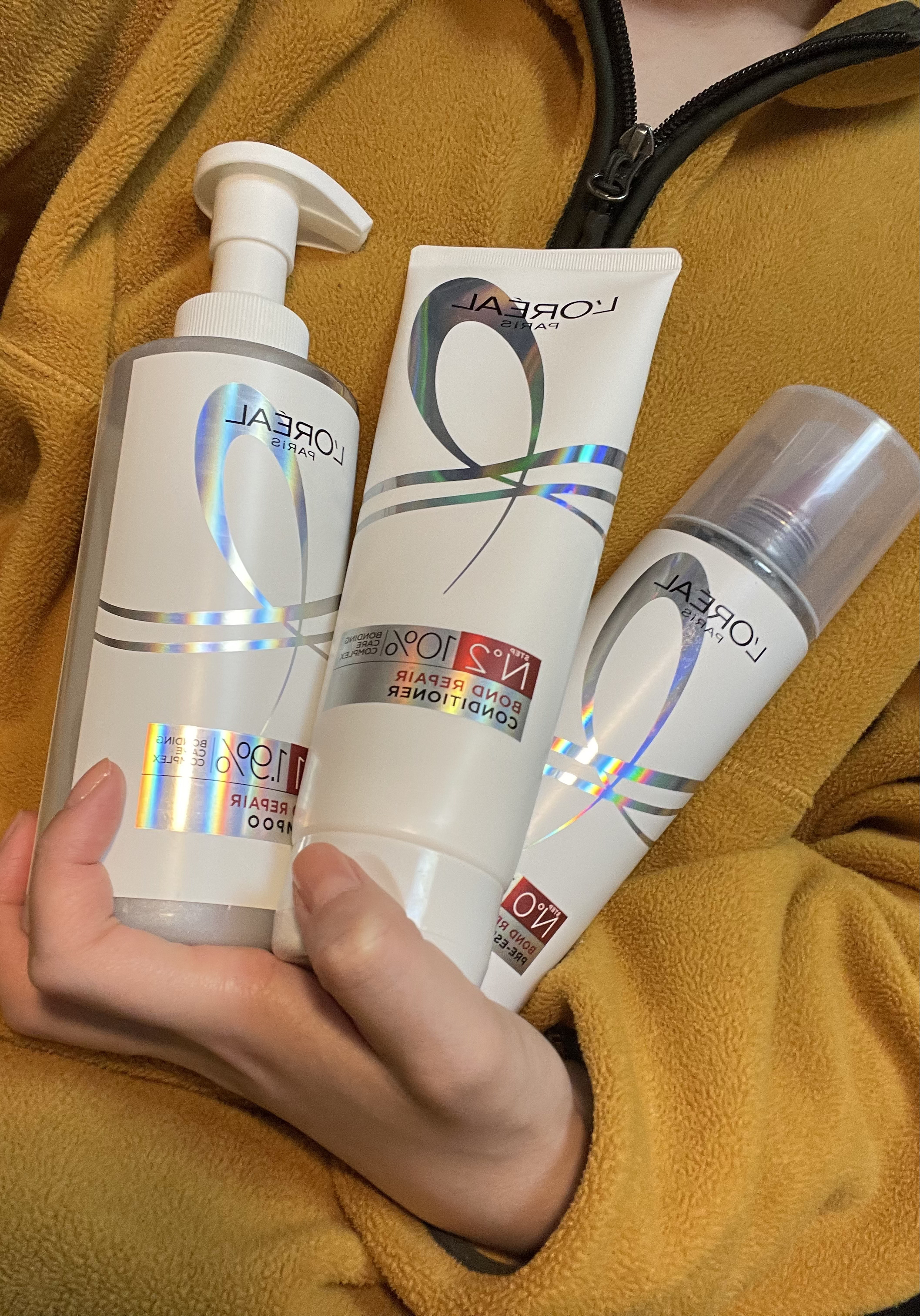 ロレアル パリ ボンド リペア シャンプー／コンディショナー/ロレアル パリ/市販シャンプーを使ったクチコミ（3枚目）