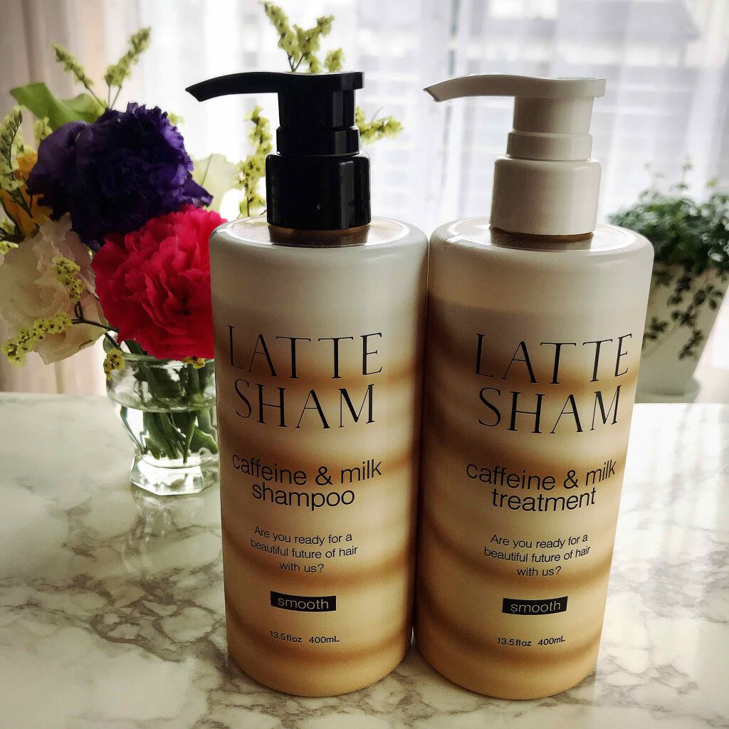 スムースシャンプー／スムーストリートメント/LATTE SHAM/市販シャンプーを使ったクチコミ（1枚目）