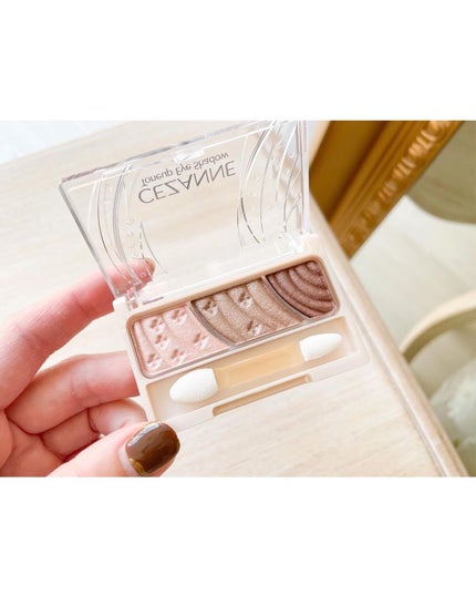 トーンアップアイシャドウ/CEZANNE/アイシャドウパレットを使ったクチコミ(1枚目)