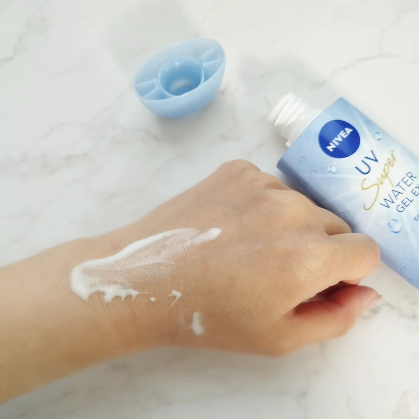 ニベアUV ウォータージェルEX/ニベア/日焼け止めジェルを使ったクチコミ（2枚目）