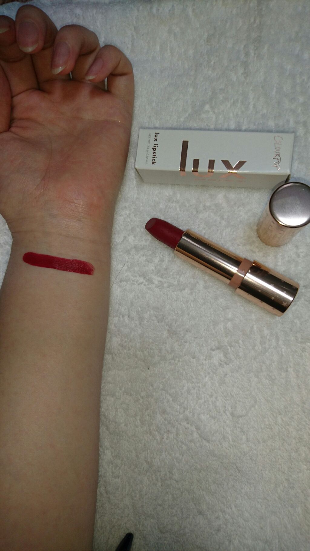 LUX LIPSTICK/ColourPop/口紅を使ったクチコミ(2枚目)