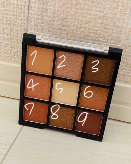 UR GLAM BLOOMING EYE COLOR PALETTE/U R GLAM/アイシャドウパレットを使ったクチコミ(2枚目)