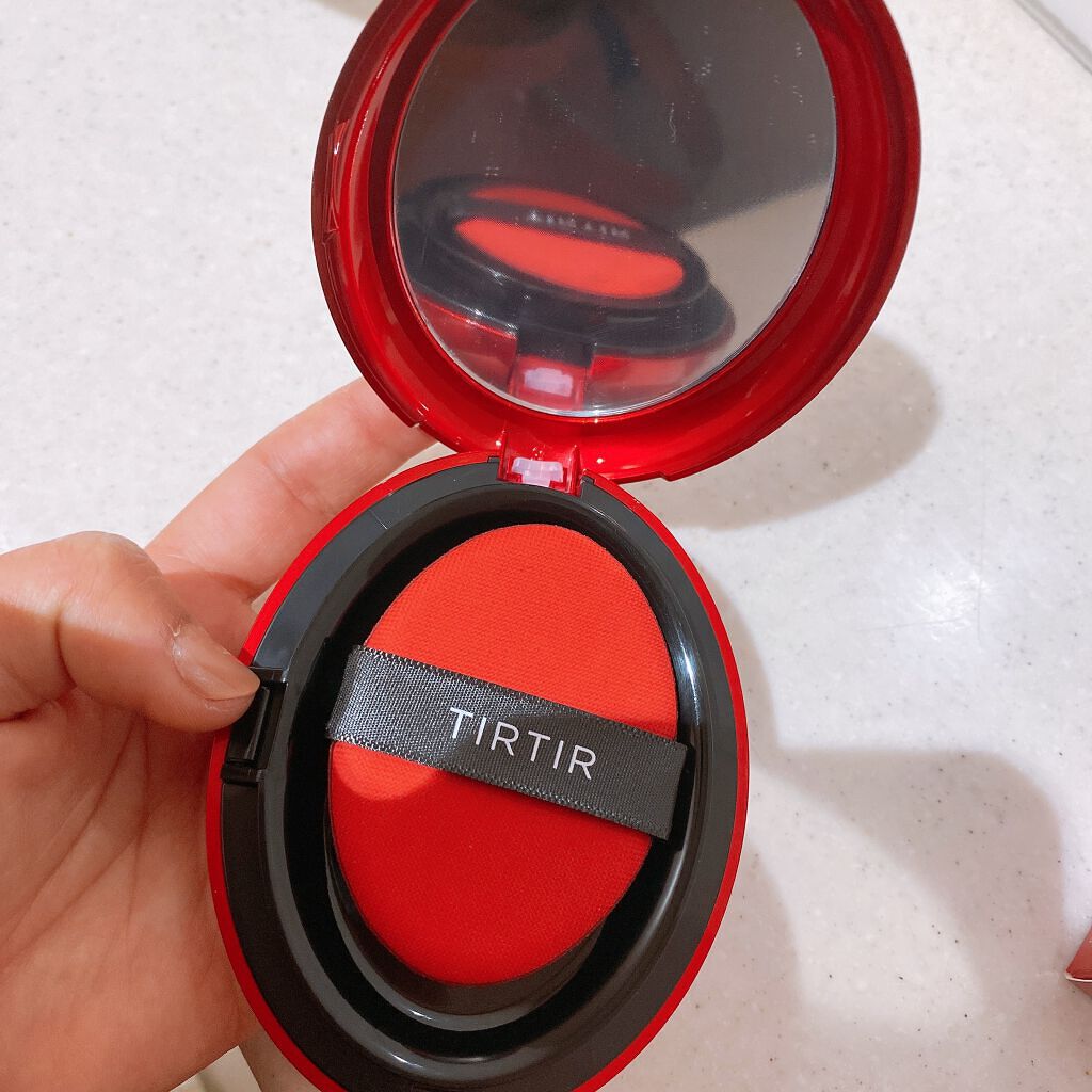 スポンジ付きチーク容器/DAISO/その他化粧小物を使ったクチコミ(2枚目)