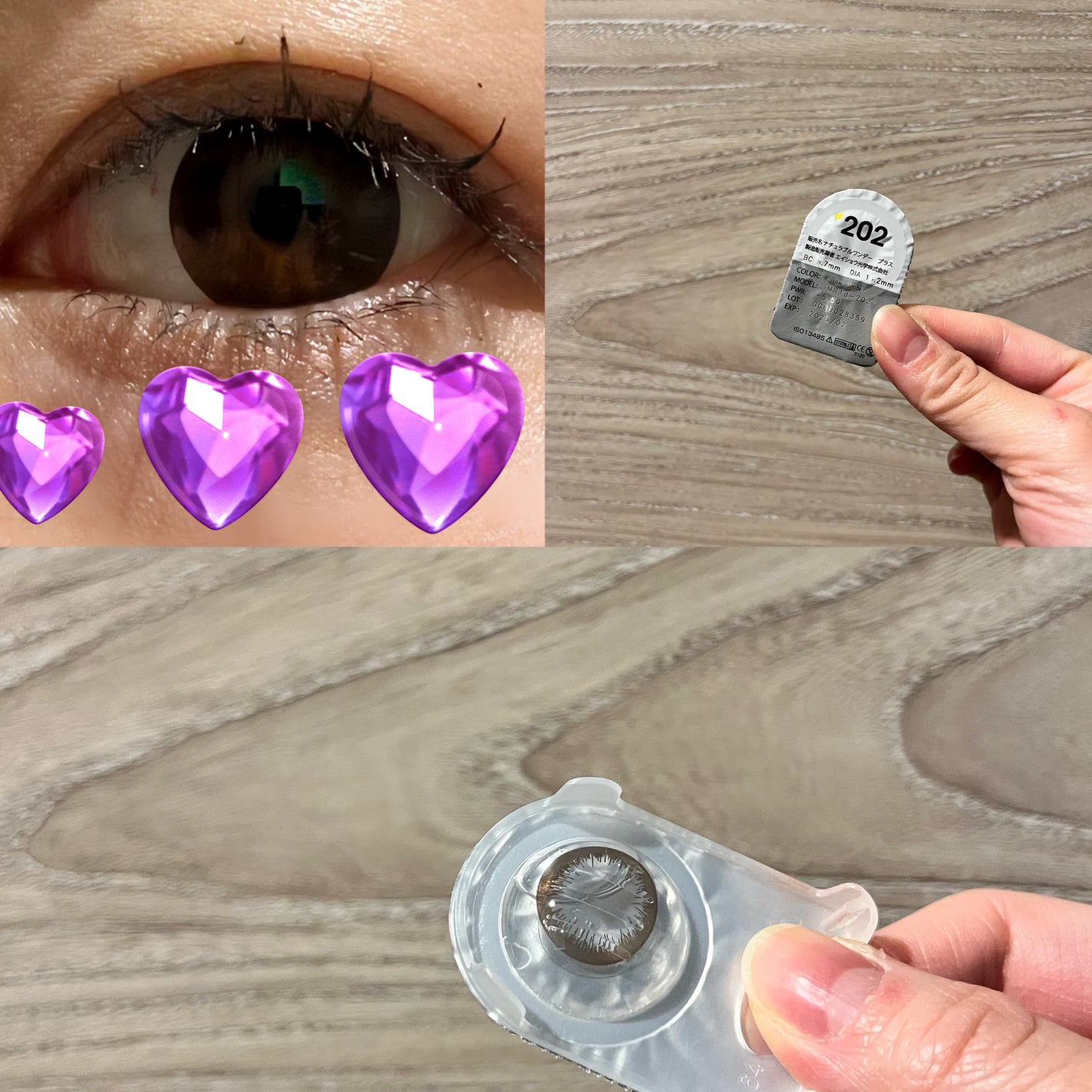 メリーベーシック/MORECONTACT/カラーコンタクトレンズを使ったクチコミ(3枚目)