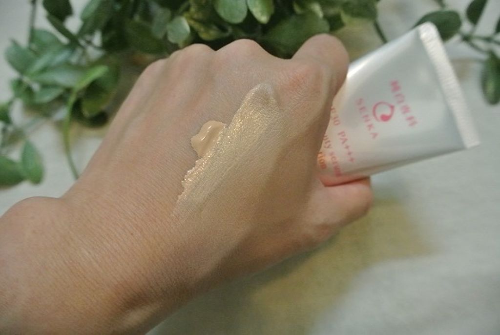 純白専科　すっぴん色づく美容液フォンデュ/SENKA（専科）/リキッドファンデーションを使ったクチコミ（3枚目）