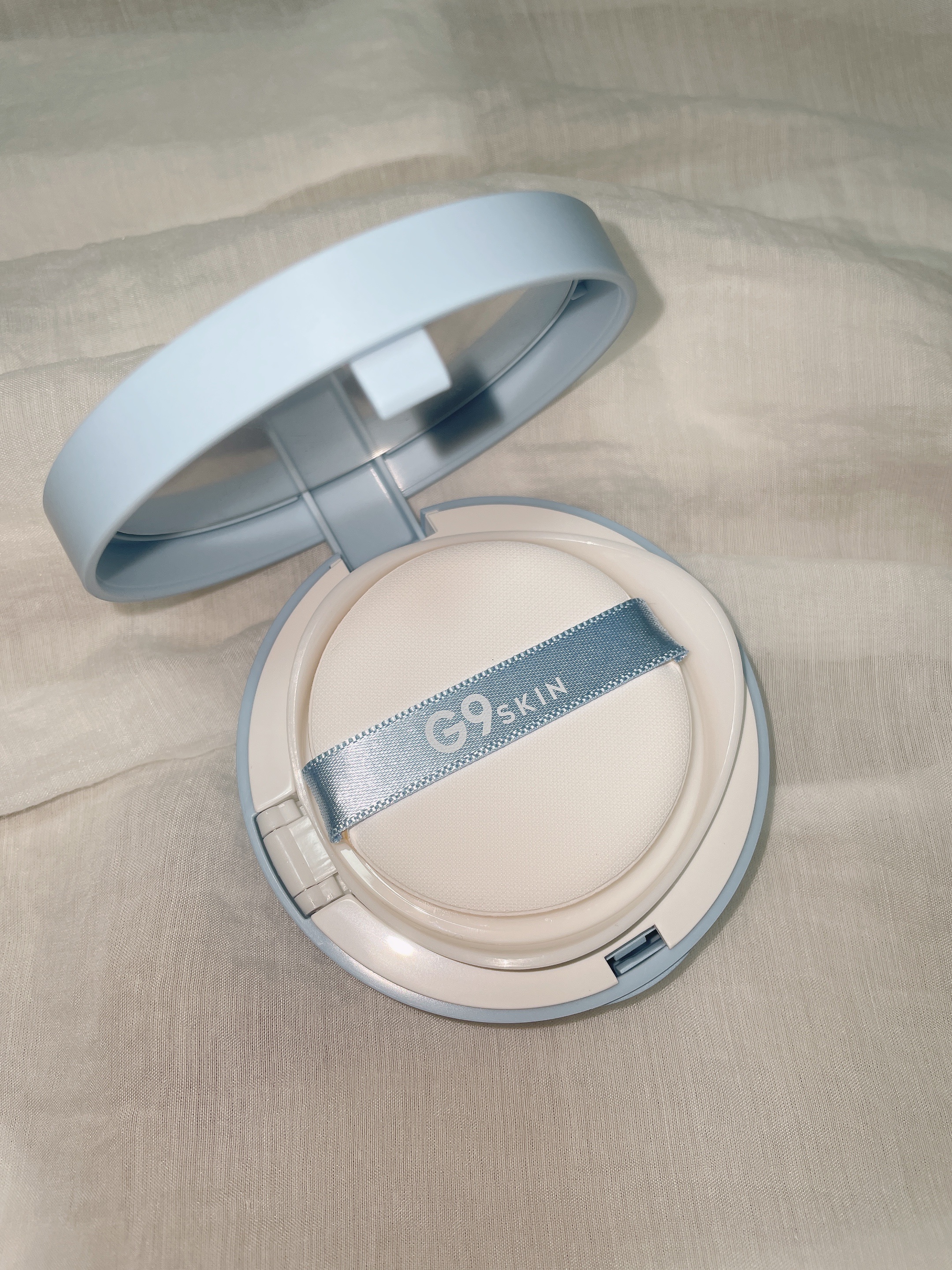 WHITE +UV CUSHION CREAM #COOL/G9SKIN/日焼け止めクリームを使ったクチコミ（2枚目）