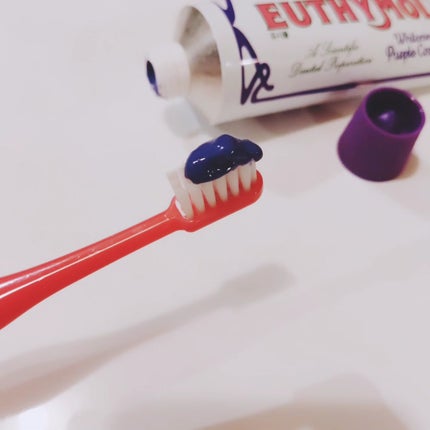 ホワイトパープル歯みがき ピーチフローラルミントの香り/EUTHYMOL/歯磨き粉を使ったクチコミ(3枚目)
