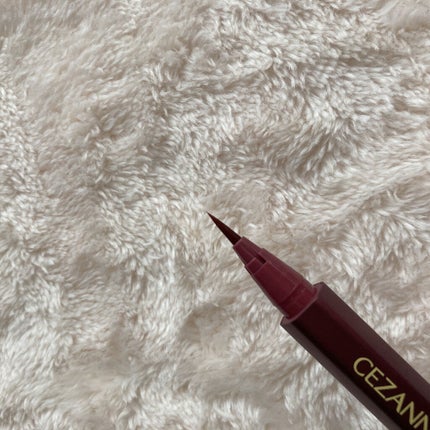 ニュアンスリキッドアイライナー/CEZANNE/リキッドアイライナーを使ったクチコミ(2枚目)