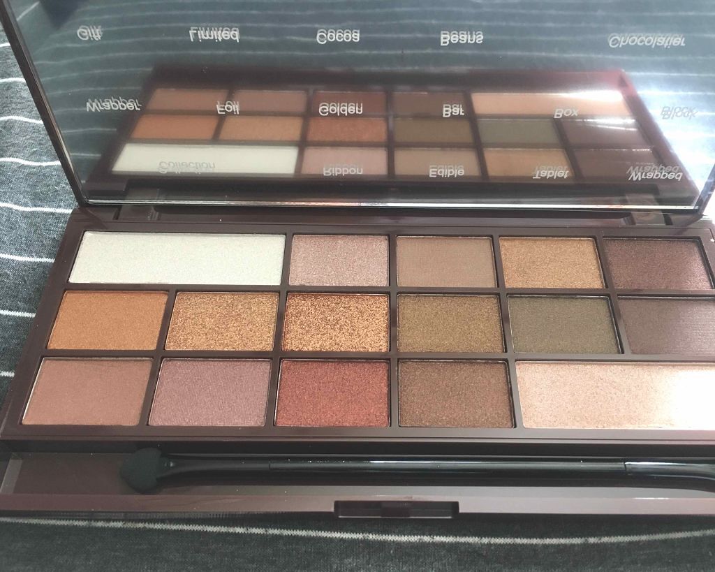 アイラブチョコレート/MAKEUP REVOLUTION/アイシャドウパレットを使ったクチコミ(2枚目)